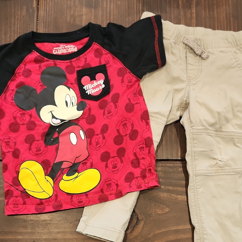 Disney Mickey Mouse Clubhouse Red and Black Apparel